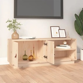 vidaXL Έπιπλο Τηλεόρασης 105 x 34 x 40 εκ. από Μασίφ Ξύλο Πεύκου