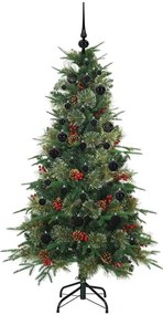 vidaXL Τεχνητό Χριστουγεννιάτικο Δέντρο με Άξονα Πράσινο 150 cm