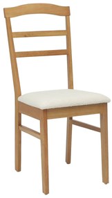 vidaXL Καρέκλα τραπεζαρίας 2 pcs Φυσικό και Ανοιχτό