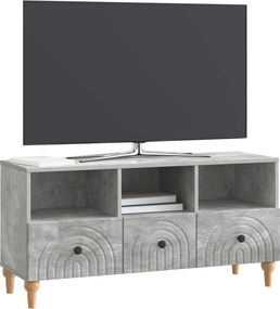 vidaXL Ντουλάπι TV 102 x 34,5 x 50 εκ. Σκυρόχρωμο Γκρι