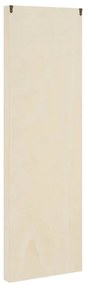vidaXL Κάθετο Εκθετήριο Τοίχου με ράφι Επιτοίχιο Μπεζ 30 x 4,5 x 96 cm