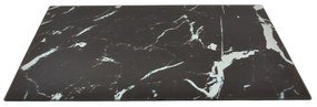 Επιφάνεια Κοπής 835409 40x30x0,4cm Black-Marble Ankor Γυαλί