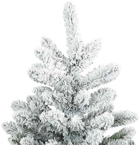 vidaXL Τεχνητό Χριστουγεννιάτικο Δέντρο με Χιόνι με βάση Λευκό 150 cm