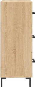 vidaXL Ντουλάπι Sonoma Δρυς 34,5x34x90 εκ. από Επεξεργασμένο Ξύλο