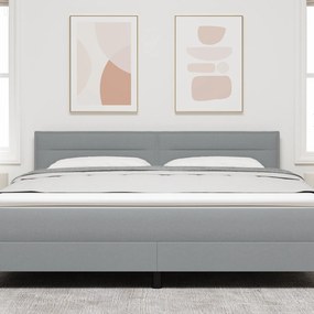 vidaXL Κεφαλάρι Σχεδίασης Γραμμών Ανοιχτό Γκρι 180 εκ Υφάσματος