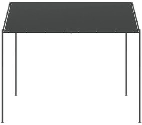 vidaXL Τέντα Ανθρακί 3 x 3 μ. από Ατσάλι και Ύφασμα