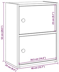 ΒΙΒΛΙΟΘΗΚΗ ΑΡΤΙΣΙΑΝΗ ΔΡΥΣ 40X24X52 ΕΚ. ΕΠΕΞ. ΞΥΛΟ 860363