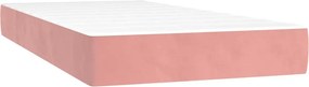 vidaXL Στρώμα με Pocket Springs 80 x 160 cm Ροζ