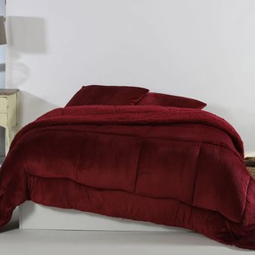 Κουβερτοπάπλωμα Υπέρδιπλο (220x240) Silk Fashion Solid Burgundy