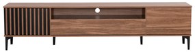 ΕΠΙΠΛΟ ΤΗΛΕΟΡΑΣΗΣ ΣΕΙΡΑ HARRY HM18008.01 ΜΕΛΑΜΙΝΗ ΦΥΣΙΚΟ ΞΥΛΟΥ-ΜΑΥΡΟ 200x40x47,5Υεκ.