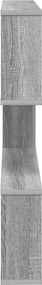 vidaXL Ράφι Τοίχου Γκρι Sonoma 80 x 12 x 79,5 εκ