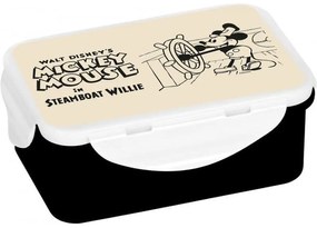 Geda Labels Φαγητοδοχείο Mickey Steamboat Willie Vintage 1100ml PP BPA Free Μπεζ-Μαύρο GE14904