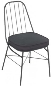 15808 AVF168 μεταλλική καρέκλα Σε πολλούς χρωματισμούς 42x54x47(88)cm Μέταλλο - Ύφασμα ή δερματίνη