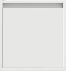 vidaXL Κομοδίνο Επιτοίχιο Λευκά 38x34x40 εκ.