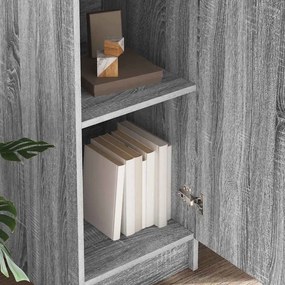vidaXL Highboard Γκρίζο Σονομα 35 x 39 x 168 εκ.