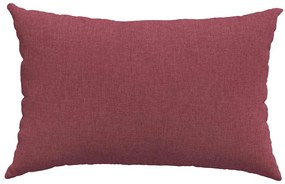 vidaXL Μαξιλάρι Καναπέ 2 pcs Κόκκινο 60 x 40 cm ύφασμα