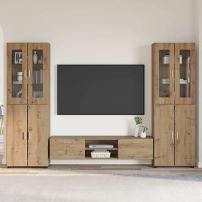 vidaXL Σετ επίπλου τηλεόρασης FLORIN 3 pcs Artisan Oak