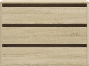 vidaXL Συρταριέρα Sonoma Δρυς 80x41x58 εκ. από Επεξεργ. Ξύλο