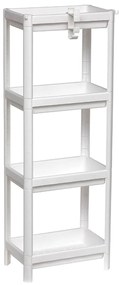 Ραφιέρα Δαπέδου 4 Θέσεων (35.5x23x100) T-D 98170100 White