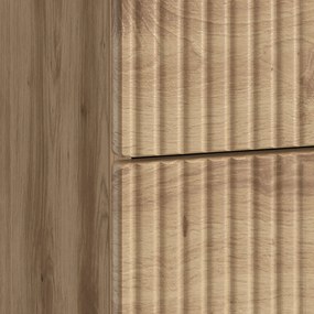 vidaXL Κομοδίνο Artisan Δρυς 43 x 41 x 66,5 εκ. Επεξεργασμένο Ξύλο