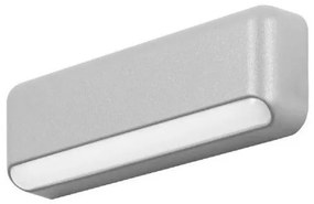 Απλίκα Φωτιστικό Τοίχου Led Αλουμίνιο Mocca H7,5 Φ24 ForLight-PX-0493-GRI-Γκρι PX-0493-GRI