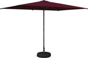 vidaXL Ομπρέλα Κήπου με Βάση 200 x 300 cm Πολυεστέρας Ορθογώνιος