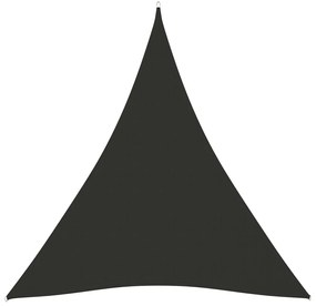vidaXL Πανί Σκίασης Τρίγωνο Ανθρακί 4 x 5 x 5 μ. από Ύφασμα Oxford