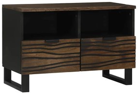 vidaXL Έπιπλο Τηλεόρασης Καφέ 70 x 33 x 46 εκ Μασίφ ξύλο μάνγκο