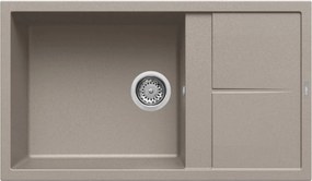 Elleci Unico 410 - Νεροχύτης Κουζίνας Γρανίτη 86x50 - Tortora