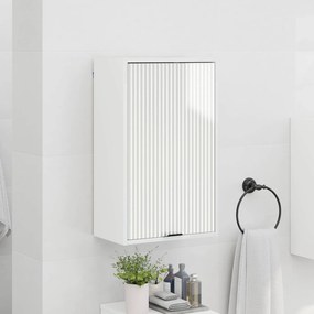 VidaXL Ντουλάπι Μπάνιου Υψηλής γυαλάδας λευκό 39 x 23,5 x 65 εκ.
