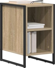 vidaXL Κομοδίνο 2 τμχ. Sonoma Δρυς 39.5 x 30 x 50 εκ
