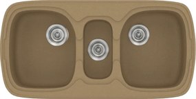 Sanitec Classic 303 (96×51) - Γρανιτένιος νεροχύτης - Metallic COFFE