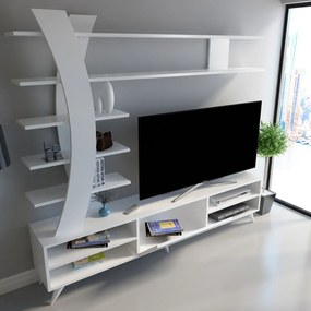 Σύνθεση Τηλεόρασης Λευκό CROFEN 180x29.5x162