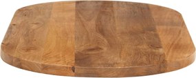 vidaXL Επιφάνεια Τραπεζιού Οβάλ 110x50x2,5 εκ. Μασίφ Ξύλο Μάνγκο
