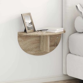 vidaXL Ράφι Τοίχου Δρύς Sonoma 48 x 24 x 24 εκ Επεξεργασμένο ξύλο