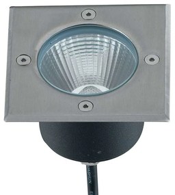 Φωτιστικό Δαπέδου Walk LED-WALK-Q11 8W Led 11x11x10,1cm Inox Intec