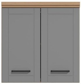 Κρεμαστό Ντουλάπι Κουζίνας Valencia G60A Artisan - Γκρί Ματ 60x32x61 εκ. 60x32x61 εκ.