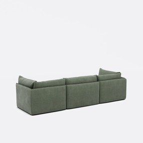 Αρθρωτός καναπές 3 θέσεων από υφασμα MALO
