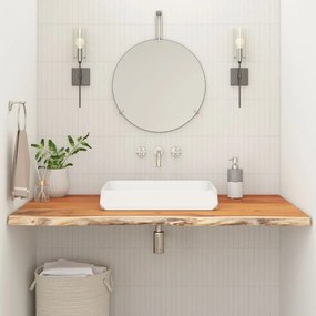 vidaXL Πάγκος Μπάνιου Ορθογώνιος 140x60x2,5 εκ. από Μασίφ Ξύλο Ακακίας
