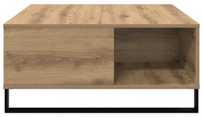 vidaXL Τραπεζάκι σαλονιού artisan δρυς 80 x 80 x 36.5 εκ