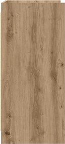 vidaXL Πλαϊνό γραφείο Artisan Δρυς 75 x 36 x 80 εκ Επεξεργασμένο Ξύλο