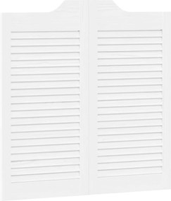 vidaXL Πόρτες Swing Λευκό 80 x 40 cm Μασίφ Ξύλο Πεύκου