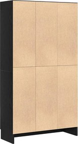 vidaXL Βιβλιοθήκη 3 επιπέδων 82,5 x 30,5 x 150 cm Επεξεργασμένο Ξύλο