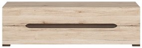 Τραπέζι Tv Boston P112, San remo δρυς, Με συρτάρια, 150x43x43cm
