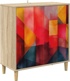 vidaXL Πλαϊνό γραφείο HEESCH Sonoma 69 x 33 x 75 εκ.