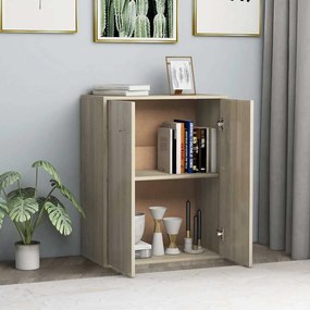 vidaXL Ντουλάπι Sonoma Δρυς 60 x 30 x 75 εκ. από Επεξ. Ξύλο