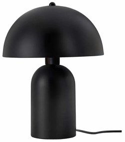 GloboStar® GASCO 204-0146 Μοντέρνο Eπιτραπέζιο Φωτιστικό Μονόφωτο 1 x E27 IP20 Μαύρο Μέταλλο - Μ25 x Π25 x Υ35cm