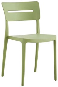 Καρέκλα Emily 21.0014 44x51x80cm Olive Green