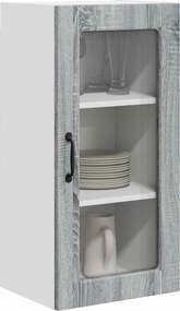vidaXL Ραφιέρα τοίχου LUCCA 2 τμχ. Γκρι Sonoma Επεξεργασμένο Ξύλο