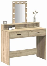vidaXL Τραπέζι περιποίησης Καφέ 100 x 41 x 140 εκ. Επεξεργασμένο ξύλο